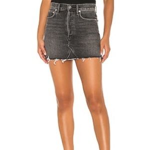 NWOT: AGOLDE Quinn High Rise Mini Skirt